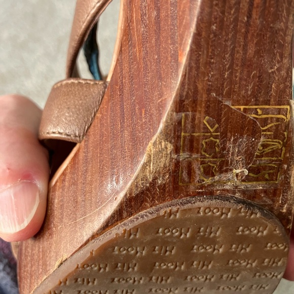 Miz Mooz Petra Retro Mary Jane leather platform sandals stylish feminine 7.5 - Picture 9 of 11